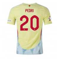 Camiseta España Pedri Gonzalez #20 Visitante Equipación Eurocopa 2024 manga corta